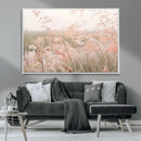 Pastel Grasses Wall Art Canvas Print – Framed Soft Meadow