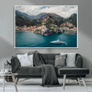 Amalfi Coast Wall Art – Framed Italian Seaside Canvas by MyGreatCanvas | Canvas Wall Art Prints | Photo Prints & Wall Decor