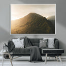 Mountain Wall Art – Framed Sunset Landscape Canvas Artwork, by MyGreatCanvas | Canvas Wall Art Prints | Photo Prints & Wall Decor