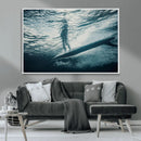 Underwater Surf Wall Art – Framed Ocean Wave Canvas Artwork, by MyGreatCanvas | Canvas Wall Art Prints | Photo Prints & Wall Decor