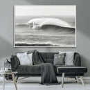 Monochrome Seascape Wall Art Canvas Print – Framed Surf Wave by MyGreatCanvas | Canvas Wall Art Prints | Photo Prints & Wall Decor