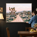 Joshua Tree Park Wall Art Canvas Print – Framed Desert Road by MyGreatCanvas | Canvas Wall Art Prints | Photo Prints & Wall Decor