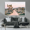 Joshua Tree Wall Art Canvas Print – Framed Desert Road Scene by MyGreatCanvas | Canvas Wall Art Prints | Photo Prints & Wall Decor