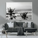 Tropical Coastline Wall Art Canvas Print – Framed Palm Trees by MyGreatCanvas | Canvas Wall Art Prints | Photo Prints & Wall Decor