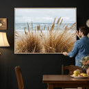 Beach Grass Wall Art Canvas Print – Framed Coastal Dunes Art by MyGreatCanvas | Canvas Wall Art Prints | Photo Prints & Wall Decor