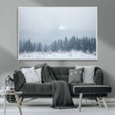 Winter Forest Wall Art Canvas Print – Framed Snowy Landscape by MyGreatCanvas | Canvas Wall Art Prints | Photo Prints & Wall Decor
