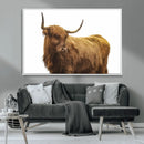 Highland Cow Wall Art Canvas Print – Framed Farmhouse Rustic by MyGreatCanvas | Canvas Wall Art Prints | Photo Prints & Wall Decor