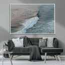 Ocean Waves Wall Art Canvas Print – Framed Coastal Serenity