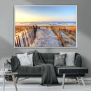 Ocean Sunset Wall Art Canvas Print – Nautical Beach