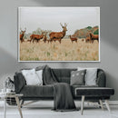 Rustic Deer Wall Art Canvas Print – Autumn Forest Woodland