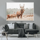 Rustic Nature Wall Art Canvas Print – Stag Woodland Framed by MyGreatCanvas | Canvas Wall Art Prints | Photo Prints & Wall Decor