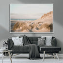 Beach Landscape Wall Art Canvas Print – Framed Sand Dune
