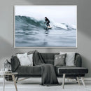 Surfer on Wave Wall Art Canvas Print – Framed Ocean by MyGreatCanvas | Canvas Wall Art Prints | Photo Prints & Wall Decor