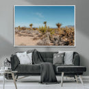Joshua Tree Wall Art Canvas Print – Framed Desert Landscape