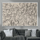 Abstract Horse Wall Art Canvas Print – Monochrome Running by MyGreatCanvas | Canvas Wall Art Prints | Photo Prints & Wall Decor