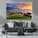 Pebble Beach Golf Wall Art Canvas Print – Iconic Coastal by MyGreatCanvas | Canvas Wall Art Prints | Photo Prints & Wall Decor