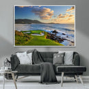 Pebble Beach Golf Links Wall Art Canvas Print – Iconic by MyGreatCanvas | Canvas Wall Art Prints | Photo Prints & Wall Decor