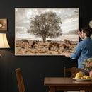 Texas Longhorn Cattle Wall Art, Rustic Western Ranch Canvas by MyGreatCanvas | Canvas Wall Art Prints | Photo Prints & Wall Decor