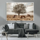 Texas Longhorn Cattle Wall Art, Rustic Western Ranch Canvas by MyGreatCanvas | Canvas Wall Art Prints | Photo Prints & Wall Decor