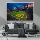 Target Field Wall Art Canvas Print – Baseball Stadium Scene, by MyGreatCanvas | Canvas Wall Art Prints | Photo Prints & Wall Decor