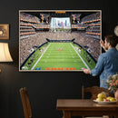 Chicago Bears Soldiers Field Wall Art Canvas Print – Framed