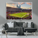 Chicago Bears Soldiers Field Wall Art Canvas Print – Framed