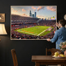 Chicago Bears Soldiers Field Wall Art Canvas Print – Framed