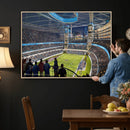 Chicago Dome Stadium Wall Art Canvas Print – Framed Modern