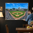 Wrigley Field Baseball Stadium Canvas Wall Art – Packed