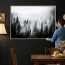 Foggy Forest Wall Art Canvas Print – Mountain Woodland by MyGreatCanvas | Canvas Wall Art Prints | Photo Prints & Wall Decor