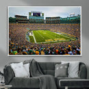 Green Bay Packers Lambeau Field Stadium Wall Art Canvas by MyGreatCanvas | Canvas Wall Art Prints | Photo Prints & Wall Decor