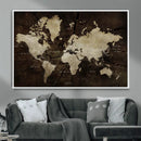 Vibrant Watercolor World Map Wall Art – Stunning Multicolor by MyGreatCanvas | Canvas Wall Art Prints | Photo Prints & Wall Decor
