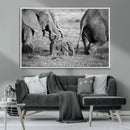 Wild Elephant Wall Art Canvas Print by MyGreatCanvas | Canvas Wall Art Prints | Photo Prints & Wall Decor