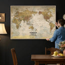 Personalized Push Pin World Map Canvas Print – Custom by MyGreatCanvas | Canvas Wall Art Prints | Photo Prints & Wall Decor