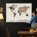 World Map Wall Art Print