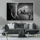 Elephant Family Wall Art Canvas, Framed Elephant Family by MyGreatCanvas | Canvas Wall Art Prints | Photo Prints & Wall Decor
