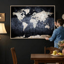 Vintage World Map Canvas Wall Art – Antique Triptych Map by MyGreatCanvas | Canvas Wall Art Prints | Photo Prints & Wall Decor