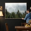 Misty Mountain Forest Wall Art Canvas Print by MyGreatCanvas | Canvas Wall Art Prints | Photo Prints & Wall Decor