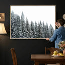Misty Mountain Forest Canvas Print, Foggy Pine Trees Nature by MyGreatCanvas | Canvas Wall Art Prints | Photo Prints & Wall Decor