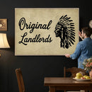 Original Landlords Wall Art Canvas Print, Native American by MyGreatCanvas | Canvas Wall Art Prints | Photo Prints & Wall Decor