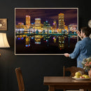 Baltimore Skyline Wall Art Canvas Print, Baltimore Downtown by MyGreatCanvas | Canvas Wall Art Prints | Photo Prints & Wall Decor