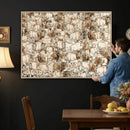 Farmhouse Animals Print - Abstract Farm Animal Drawing by MyGreatCanvas | Canvas Wall Art Prints | Photo Prints & Wall Decor