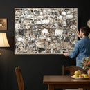 Texas Longhorn Cow Farmhouse Animals Wall Art Canvas Print - by MyGreatCanvas | Canvas Wall Art Prints | Photo Prints & Wall Decor