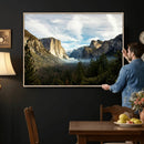 Yosemite Valley Mountain Wall Art Canvas Print, Granite by MyGreatCanvas | Canvas Wall Art Prints | Photo Prints & Wall Decor