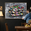 Graffiti Cube Abstract Street Art Wall Art Canvas Print by MyGreatCanvas | Canvas Wall Art Prints | Photo Prints & Wall Decor