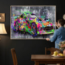 Graffiti Sports Car Street Art Wall Art Canvas Print, by MyGreatCanvas | Canvas Wall Art Prints | Photo Prints & Wall Decor
