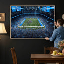 Detroit Lions Stadium Wall Art Canvas Print, Football Field by MyGreatCanvas | Canvas Wall Art Prints | Photo Prints & Wall Decor