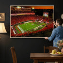 Georgia Bulldogs Stadium Wall Art Canvas Print, Sanford by MyGreatCanvas | Canvas Wall Art Prints | Photo Prints & Wall Decor