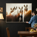 Wild Horse Herd Wall Art Canvas Print, Natural Horse by MyGreatCanvas | Canvas Wall Art Prints | Photo Prints & Wall Decor