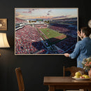 Donald W. Reynolds Razorback Stadium Wall Art Canvas Print –